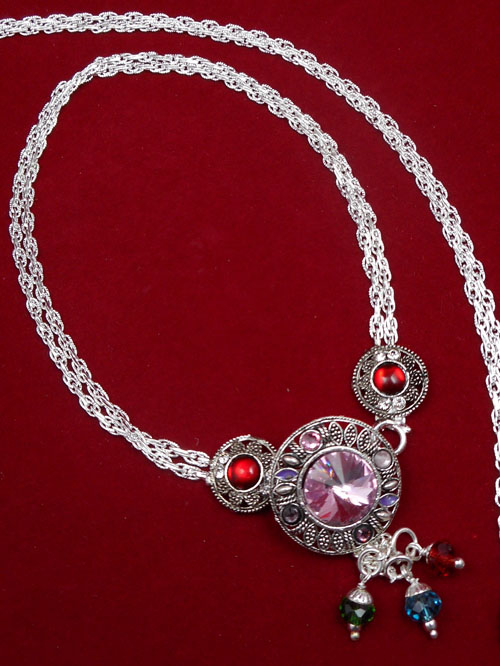 Meena Silver Anklet